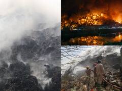 Delhi Fire:  तीन दिन से धधक रहा है दिल्ली का Bhalswa Landfill, जहरीले धुंए से स्थानीय लोगों का जीना दुभर