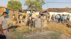 MP News: रायसेन में गौवंश हत्या के मामले में पहले चक्काजाम फिर आरोपियों के घर पर चला बुलडोजर, देखें तस्वीरें