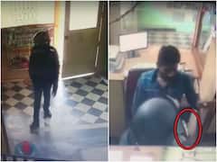 Anakapalli Bank Robbery Video : అనకాపల్లి జిల్లాలో సినీఫక్కీలో చోరీ, తుపాకీతో బెదిరించి పట్టపగలే బ్యాంకులో దొంగతనం