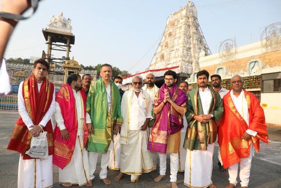 आदित्य ठाकरेंनी दिलं तिरुपती देवस्थानास पत्र 