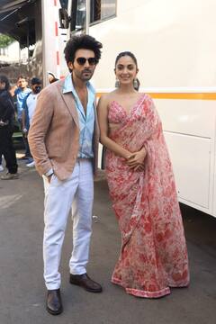 Bhool Bhulaiyaa 2: कार्तिक आर्यन-कियारा आडवाणी ने कूल अंदाज में किया फिल्म का प्रमोशन, देखिए फोटोज