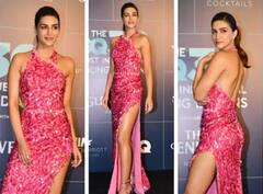 Kriti Sanon Hot Pics : ਪਿੰਕ ਥਾਈ ਹਾਈ ਸਲਿਟ ਗਾਊਨ ਪਹਿਣਨ ਹੁਸਨ ਦੇ ਜਲਵੇ ਬਿਖੇਰਦੀ ਦਿਖੀ ਕ੍ਰਿਤੀ ਸੇਨਨ