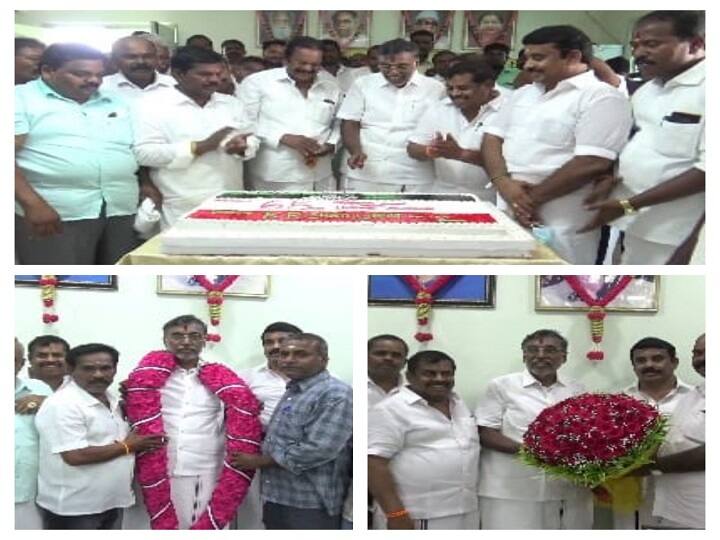 ADMK members paid homage to late leaders statues by wearing garland and Dharmapuri mega natural agricultural products exhibition தருமபுரி : அதிமுக நிர்வாகிகள், தலைவர்கள் சிலைக்கு மாலை அணிவித்து மரியாதை