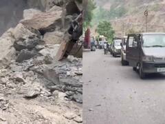 Uttarakhand: बद्रीनाथ नेशनल हाईवे पर बिरही और कोडिया के बीच लैंडस्लाइड, वाहनों की आवाजाही प्रभावित