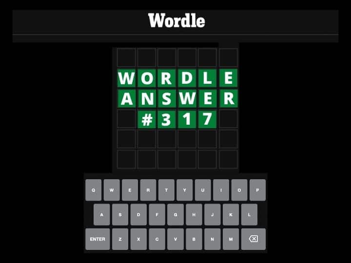 Wordle 317 Answer, May 2: Check Out Hints And Clues For Wordle Answer Today Wordle 317 Answer, May 2: Check Out Hints And Clues For Wordle Answer Today