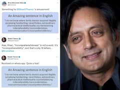 'Alas, Kiran': Shashi Tharoor Finds Error In 'Amazing' Example Of Rhopalic Sentence Shared By Biocon Chief