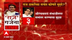 Raj Thackeray Aurangabad Sabha : राज ठाकरे यांच्या सभेत कोणते मुद्दे? ABP Majha