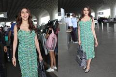 Photos: एयरपोर्ट पर ग्रीन कलर के आउटफिट में स्टनिंग दिखीं निक्की तंबोली, देखिए वायरल तस्वीरें