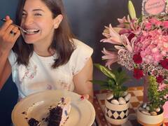 Anushka Sharma Follows 'Tradition', Eats The Biggest Slice Of Her Birthday Cake. See Pics