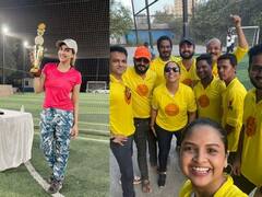 Aai Kuthe Kay Karte : ‘आई कुठे काय करते’च्या टीमचा क्रिकेट सामना; टीम अनिरुद्ध आणि संजनामध्ये रंगली अंतिम लढत