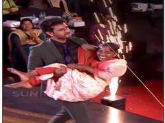 Watch Video: அர்ஜூன் அண்ணா...! மாற்றுத்திறனாளி ரசிகையை மேடைக்கு தூக்கிச்சென்ற ரோஜா நாயகன்..! கண்கலங்கிய ரசிகர்கள்.!