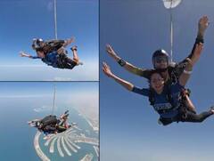 Mira Rajput Skydiving: ਸ਼ਾਹਿਦ ਕਪੂਰ ਦੀ ਪਤਨੀ ਮੀਰਾ ਰਾਜਪੂਤ ਨੇ ਦੁਬਈ ਦੇ ਆਸਮਾਨ 'ਚ ਕੀਤੀ ਸਕਾਈਡਾਈਵਿੰਗ, ਕਿਹਾ- ਜ਼ਿੰਦਗੀ ਨਾ ਮਿਲੇਗੀ ਦੋਬਾਰਾ