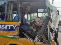 Gurugram Accident: गुरुग्राम में ट्रैक्टर ट्रॉली से टकराई बस, हादसे में बाल-बाल बचे यूनिवर्सिटी के छात्र