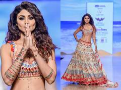Shilpa Shetty : बॉम्बे फॅशन वीक शिल्पा शेट्टीचा 'किलर' अंदाज, पाहा घायाळ करणाऱ्या अदा