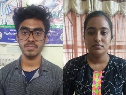 Love couple arrested for jewelery theft in Coimbatore பெட்டிங் செயலி.. பகீர் தகவல்கள்.. கோவையில் நகை பறிப்பில் ஈடுபட்ட காதல் ஜோடி கைது..!