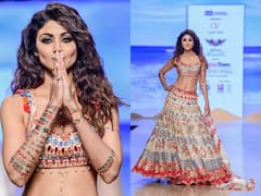 Shilpa Shetty : बॉम्बे फॅशन वीक शिल्पा शेट्टीचा 'किलर' अंदाज, पाहा घायाळ करणाऱ्या अदा