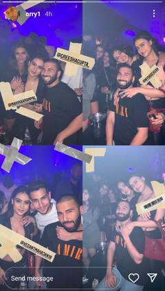 Photos: अजय देवगन और अर्जुन रामपाल की बेटी ने साथ की पार्टी, ब्लैक आउटफिट में न्यासा और माहिका लगीं स्टनिंग