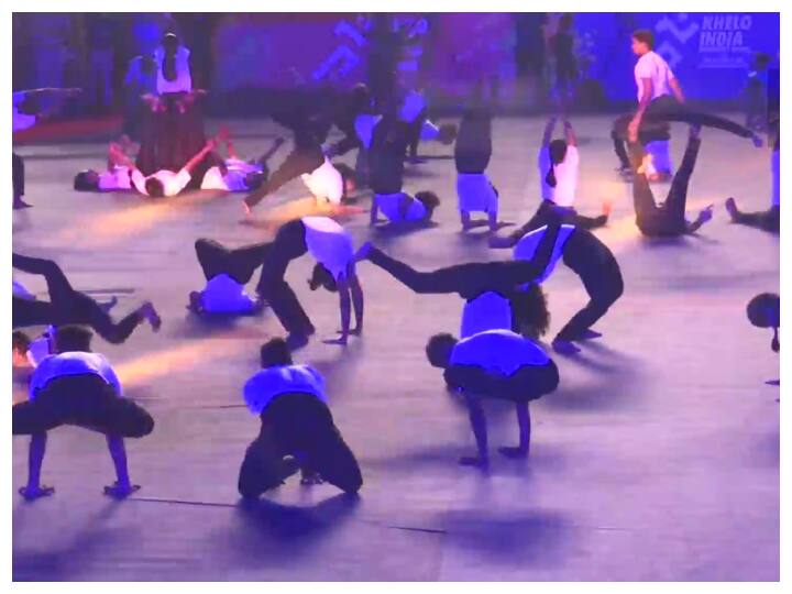 Glimpse of Khelo India Closing Ceremony. (Image: Twitter/ANI)