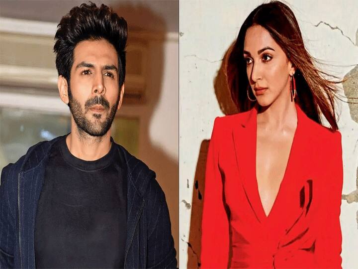 Kiara Advani Kartik Aaryan Funny Video During Bhool Bhulaiyaa 2 Promotion Bhool Bhulaiyaa 2: कियारा आडवाणी ने प्रेस कॉन्फ्रेंस के बीच कह दिया कुछ ऐसा, कार्तिक आर्यन हो गए शर्म से लाल