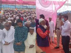 Eid 2022: मध्य प्रदेश के सिंगरौली में कड़ी सुरक्षा के बीच पढ़ी गई ईद की नमाज, सैकड़ों लोग हुए शामिल