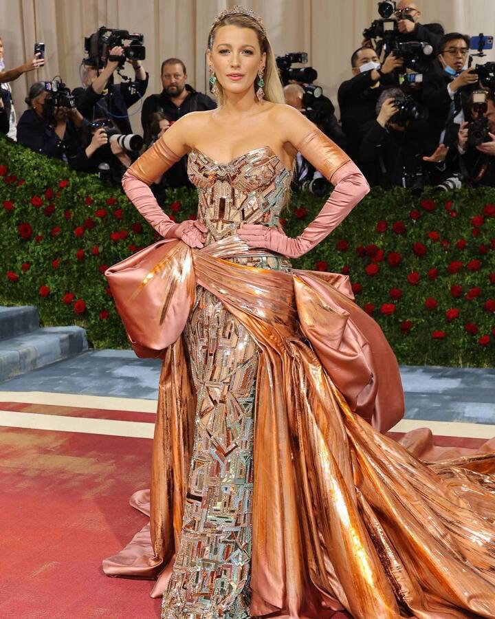 It wasn't just Ryan Reynolds jaw that dropped. We all had the same reaction when we saw Blake Lively Met Gala 2022 Versace gown
