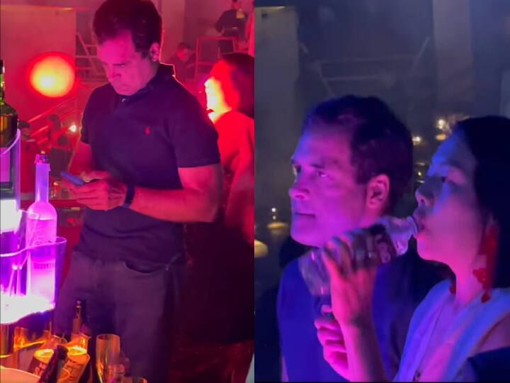 congress leader rahul gandhi in night club at nepal video goes viral in social media பார்ட்டி வீடியோவில் வசமாக சிக்கிய ராகுல்... வறுத்தெடுக்கும் எதிர்க்கட்சிகள்.. விளக்கம் கொடுத்த காங்கிரஸ்!