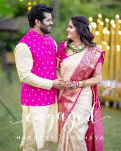 In Pics : 'तुझ्यात जीव रंगला' म्हणत राणा दा अंजली बाईंनी उरकला साखरपुडा