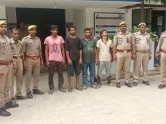 Unnao: लोकेशन ट्रेस होने के बाद जंगल में घेरे गए गौ तस्करों ने पुलिस पर चलाई गोली, दौड़ाकर दबोचे गए