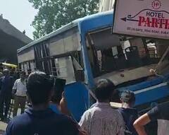 Surat : સિટી બસ રોડ પર પૂરપાટ દોડી રહી હતી ને ડ્રાઇવર થઈ ગયો બેભાન, કારને ટક્કર મારી બસ ઘૂસી ગઈ દુકાનમાં