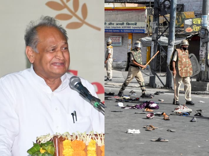 Rajasthan CM Ashok Gehlot Exclusive interview on Jodhpur Violence says its BJP Agenda for State Election direction from Delhi for riots Ashok Gehlot Exclusive: जोधपुर हिंसा पर बोले सीएम अशोक गहलोत - राजस्थान को टारगेट कर रही बीजेपी, हमने नहीं फैलने दिया दंगा