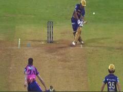 KKR vs RR Match: अंपायर के फैसले पर भड़के संजू सैमसन, वाइड बॉल दिए जाने पर लिया DRS