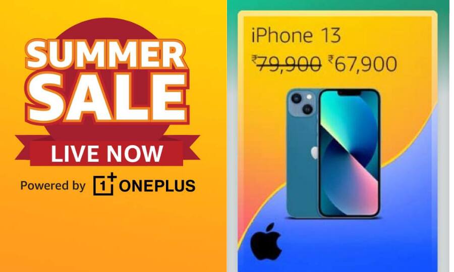 Amazon Summer Sale Price of iPhone13 Features of iPhone13 Discount on iPhone13 Camera Of iPhone13 एमेजॉन समर सेल की बेस्ट iPhone डील, सबसे कम कीमत पर खरीदें iPhone13