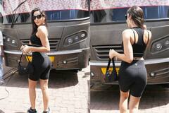 Nora Fatehi Photos: ऑल ब्लैक लुक में नज़र आईं नोरा फतेही, फैंस बोले- तेनु काला चश्मा जचता है...