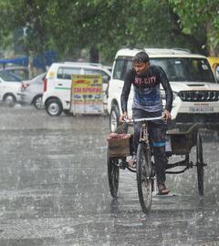 IN PICS | Heavy Rains, Hailstorm Lash Delhi After Severe Heatwave. Downpour In Haryana, Punjab Too