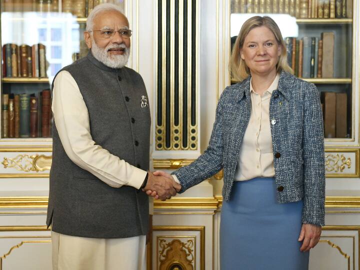 PM Modi and Swedish PM Magdalena Andersson held extensive talks on further diversifying India Sweden friendship ann PM Modi से मिलीं स्वीडन की प्रधानमंत्री मैग्डालेना एंडरसन, एबीपी न्यूज को बताया किस मुद्दे पर क्या हुई बात