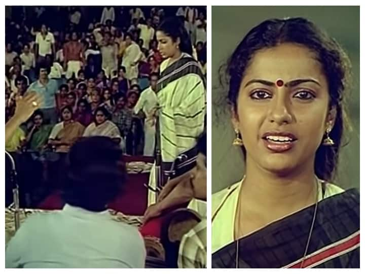 Actress Suhasini controversy speech, The incident that gave voice to Tamil 35 years ago ‛சமஸ்கிருதத்துக்கு நான் எதிரி இல்ல... தமிழுக்கு இடம் கொடுங்க’ - 35 ஆண்டுகளுக்கு முன் மேடை ஏறி எதிர்த்த சுஹாசினி!