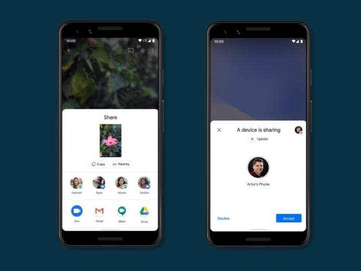 Nearby से एंड्रॉयड स्मार्टफोन में कैसे करें फाइल शेयर, ये रहा पूरा प्रोसेस How to share files from Nearby to Android Smartphone, here is the complete process Nearby से एंड्रॉयड स्मार्टफोन में कैसे करें फाइल शेयर, ये रहा पूरा प्रोसेस