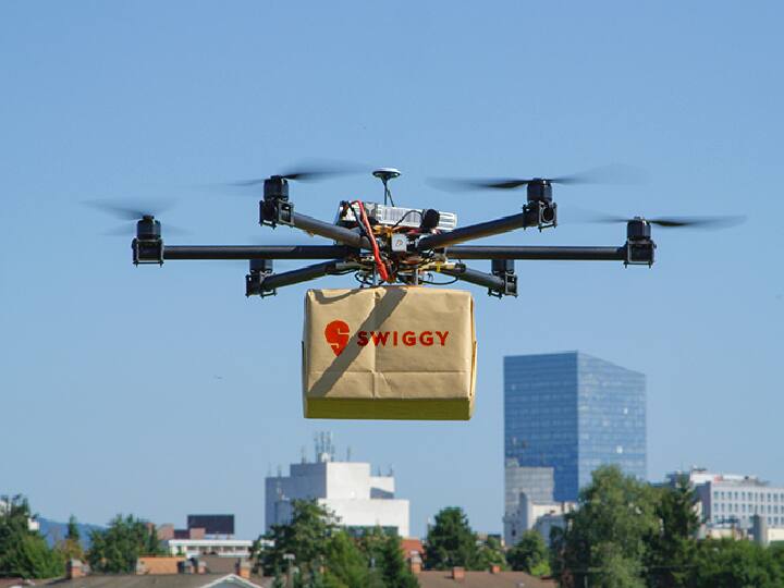 Swiggy Ties up with Chennai Based Garuda Aerospace for grocery delivery using drones in Delhi, Bengaluru Swiggy Drone Delivery: ட்ரோன் மூலம் டெலிவரி.. சென்னை நிறுவனத்துடன் கைகோக்கும் ஸ்விக்கி..