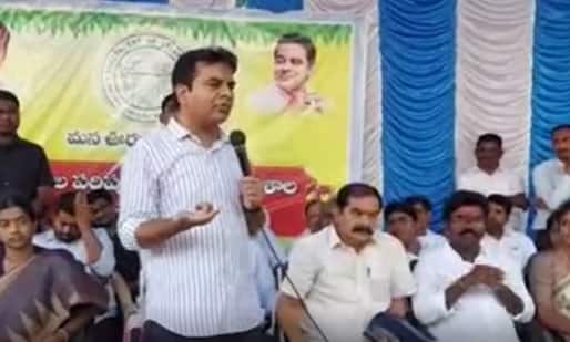 KTR Challenges Bandi Sanjay: రాజన్న సిరిసిల్ల జిల్లా పర్యటనలో ప్రతిపక్షంపై కేటీఆర్ విమర్శలు