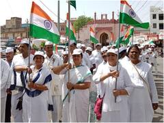 Rajasthan Politics: 'हम फौजी हैं मस्ताने हैं, गांधी के दीवाने हैं', ब्यावर पहुंची कांग्रेस की आजादी गौरव यात्रा