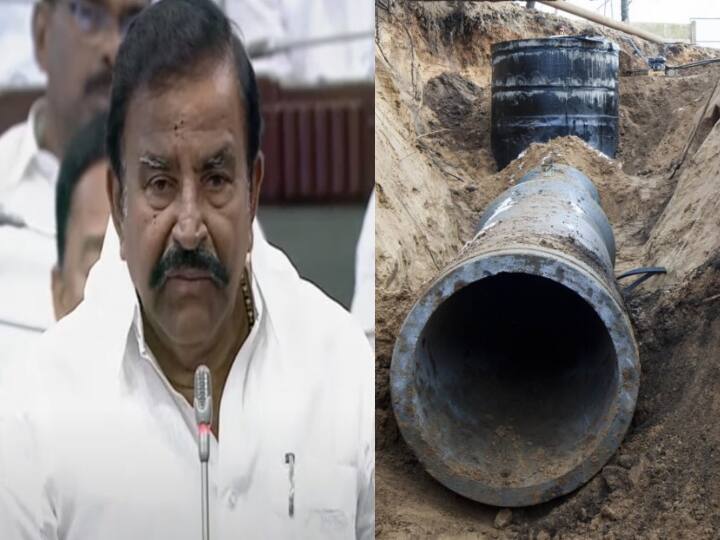 Minister KN Nehru said Old sewage pipes to be removed in North Chennai TN Assembly : வடசென்னையில் பழைய கழிவுநீர் குழாய்கள் அகற்றப்படும் - அமைச்சர் கே.என்.நேரு