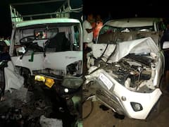 Sangli : सांगलीच्या आयर्विन पुलावर टेम्पो-कारचा भीषण अपघात, दोघांचा मृत्यू, 11 जखमी 