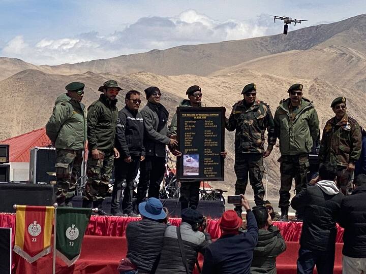 The first ever Ladakh International Music Festival (LIMF) concluded in Leh on Monday. The army said that the event, which was conducted over three days from April 30 to May 2,  witnessed sterling performances of local and contemporary bands. (Source: ANI)