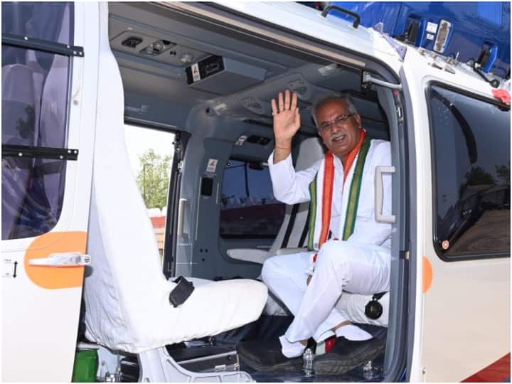 Raipur News: विधानसभा चुनाव की तौयारियों में जुटे सीएम भूपेश बघेल, मुख्यमंत्री समेत 3 मंत्री हेलीकॉप्टर से जान रहे जमीनी हकीकत CM Baghel engaged in election preparations 3 ministers including Chief Minister taking ground reality from helicopter ANN Raipur News: विधानसभा चुनाव की तौयारियों में जुटे सीएम भूपेश बघेल, मुख्यमंत्री समेत 3 मंत्री हेलीकॉप्टर से जान रहे जमीनी हकीकत