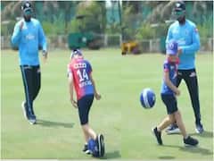 DC vs SRH: பயிற்சியாளர் ரிக்கி பாண்டிங் மகனுடன் கால்பந்து விளையாடும் ரிஷப்.. வைரல் வீடியோ !