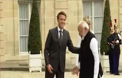 ਫਰਾਂਸ ਪਹੁੰਚਣ 'ਤੇ ਰਾਸ਼ਟਰਪਤੀ Emannnuel Mecron ਨੇ PM Modi ਦਾ ਕੀਤਾ ਸ਼ਾਨਦਾਰ ਸਵਾਗਤ