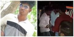 கன்டெய்னர் லாரி மோதியதில் பிளஸ் 2 மாணவர் உள்பட 2 பேர் உயிரிழப்பு!