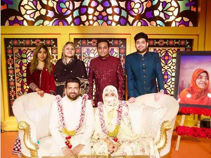 AR Rahman's daughter Khatija Rahman gets married A. R. Rahman, Khatija Rahman : खतीजा रहमानचा निकाह संपन्न! ए.आर.रहमानने लेकीला शुभेच्छा देत शेअर केली खास पोस्ट..