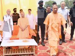 Yogi Adityanath Photos: अयोध्या पहुंचकर CM Yogi ने किया राम मंदिर का निरीक्षण, अधिकारियों को दिए ये दिशा निर्देश
