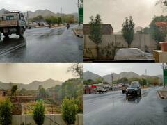 Udaipur News: उदयपुर में बदला मौसम, बारिश ने लू के थपेड़ों से दिलाई राहत, देखें तस्वीरें